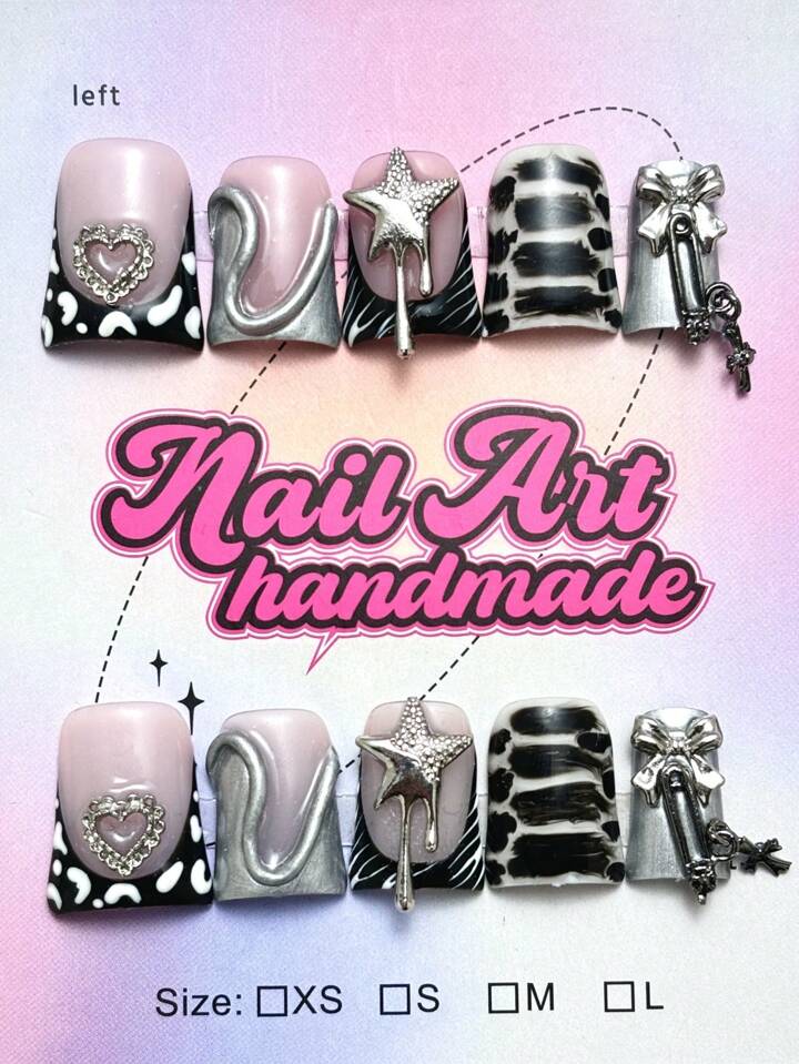 Cyber Crush Pressed On Nails