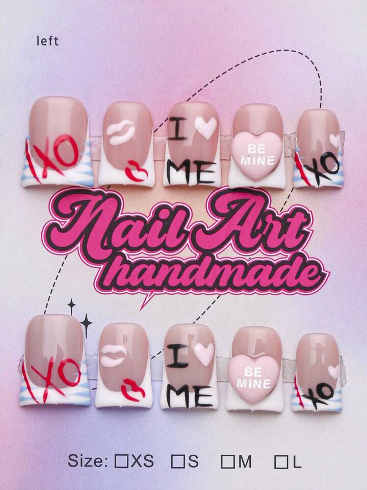 Too Fly 4 U Pressed On Nails