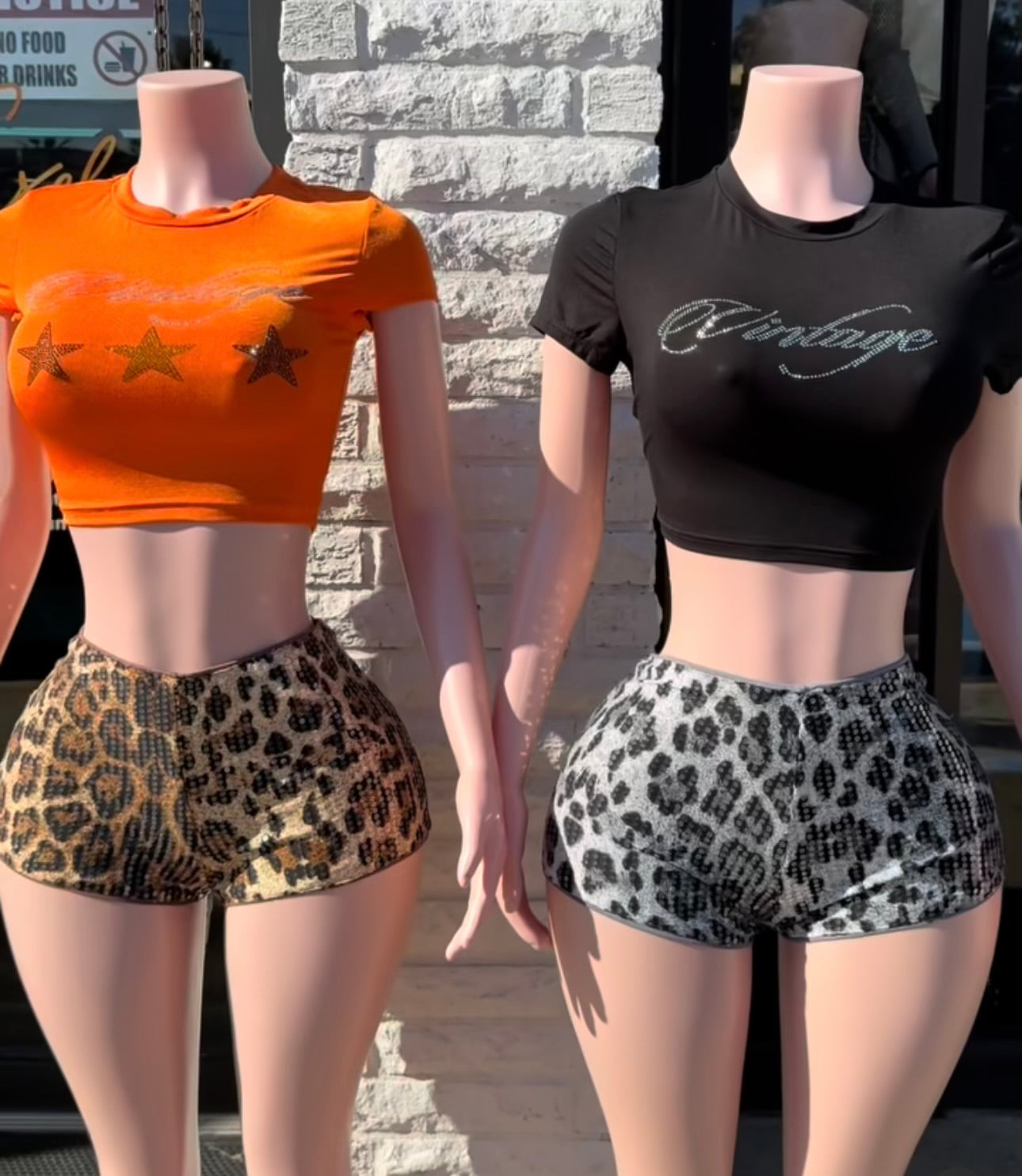 Meow Leopard Shorts