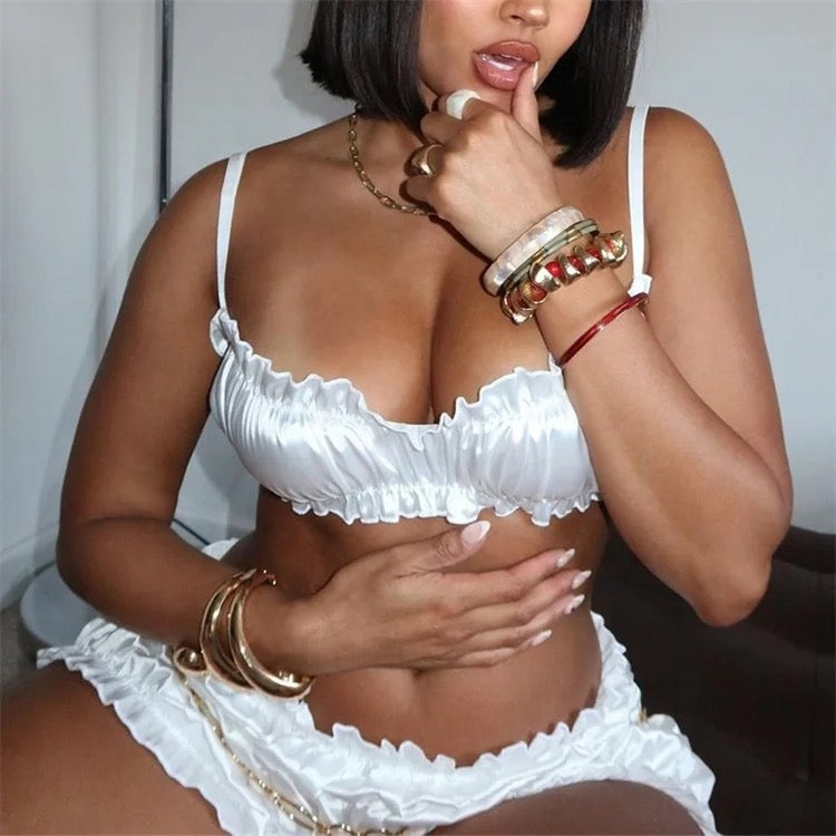 Ruffle Your Feathers Short Set