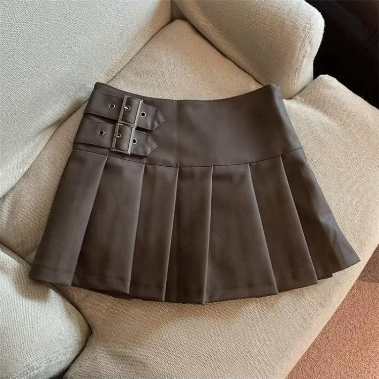 Let Me Go Pleated Mini SKirt