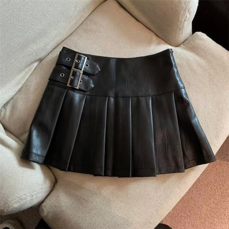 Let Me Go Pleated Mini SKirt