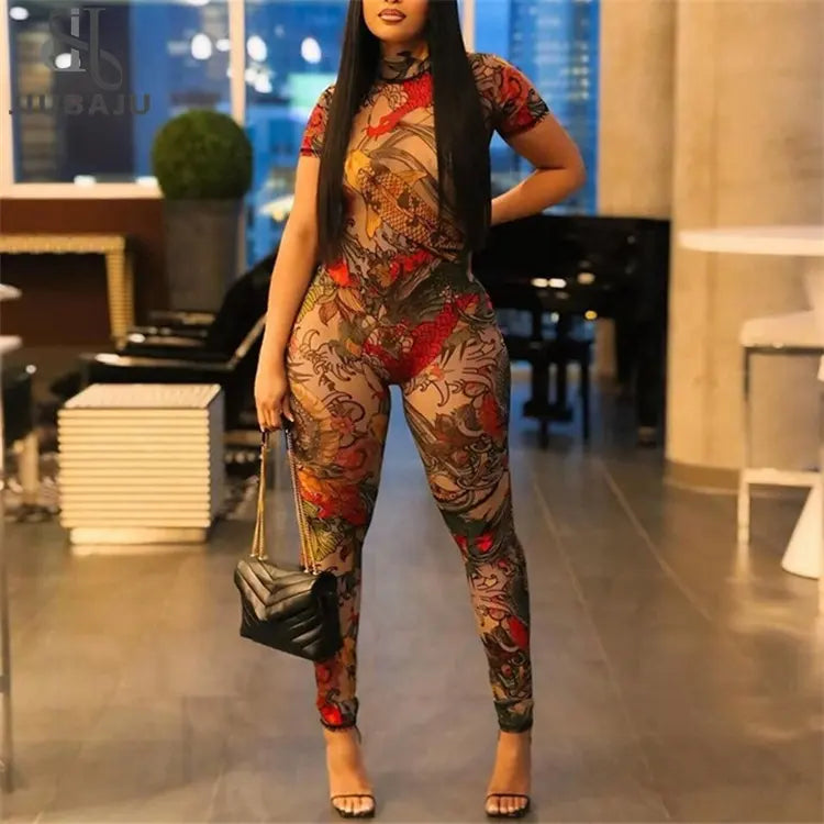 Dragon Sheer Jumpsuit