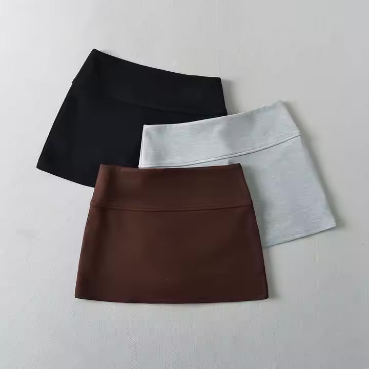 Retro Hip Mini Skirt