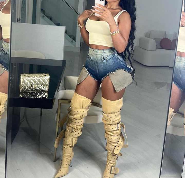 Sultry Summer Denim Shorts