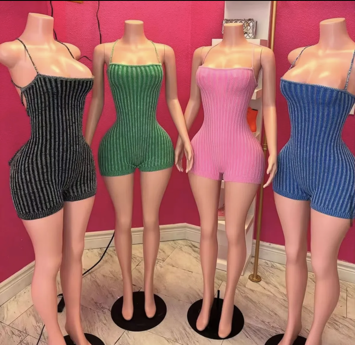 I'm Just Your Stripes Romper