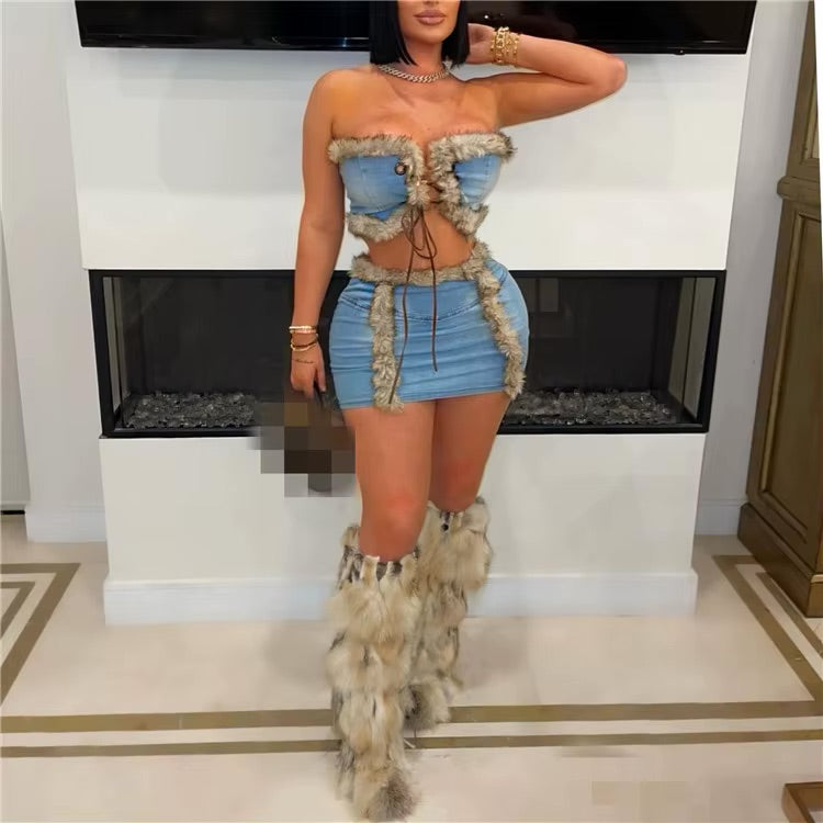 Fur The Party Jean Top