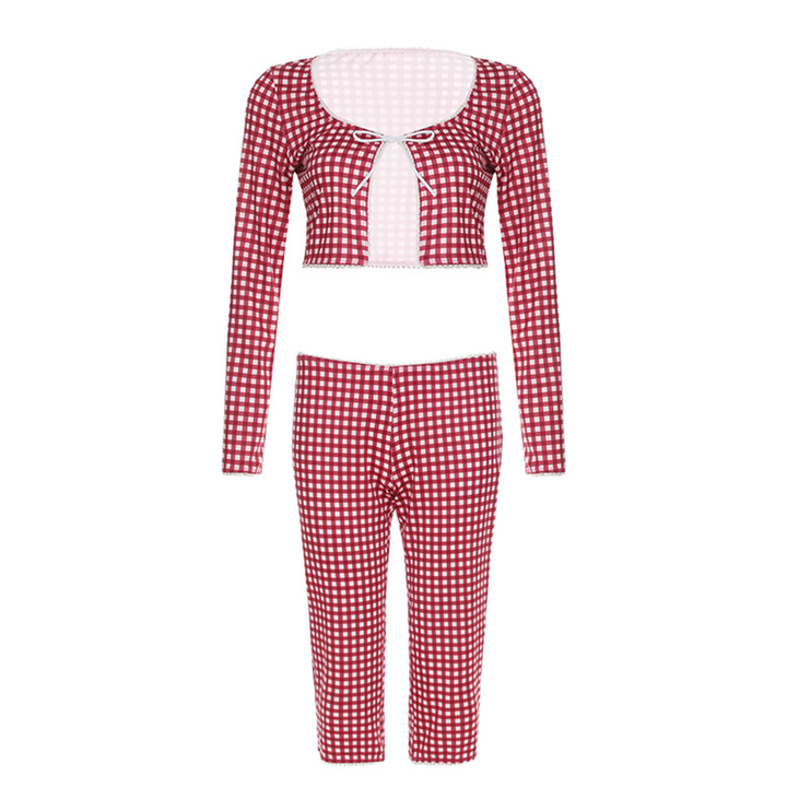 Afternoon Gingham Top