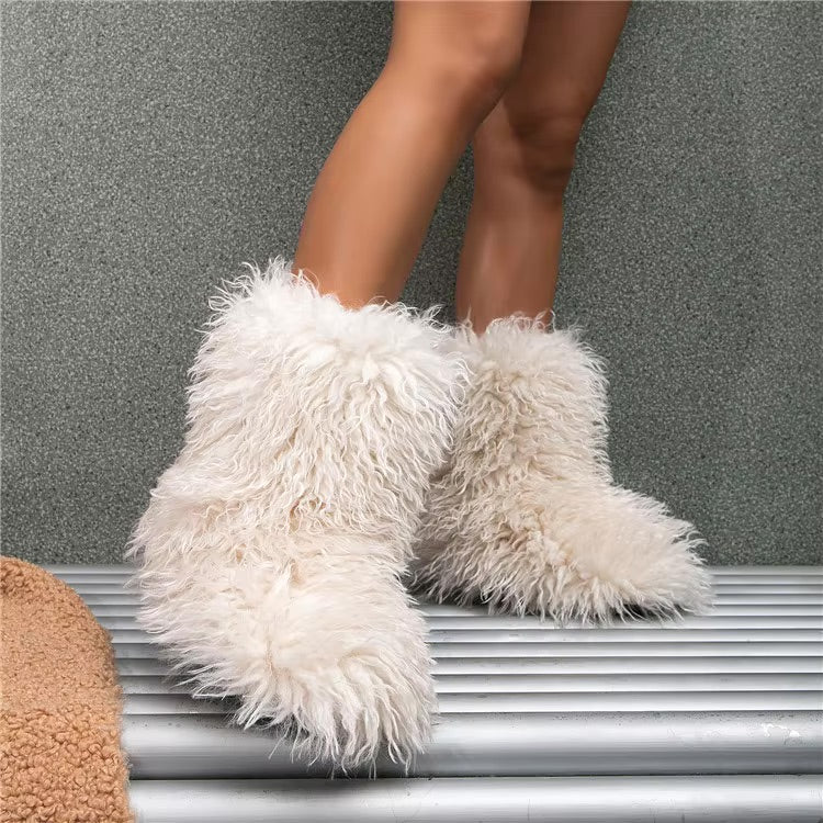 Mammoth Fur Boots