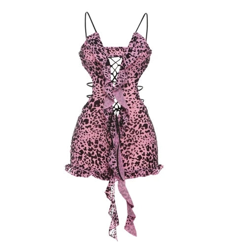 Nothing To It Leopard Romper