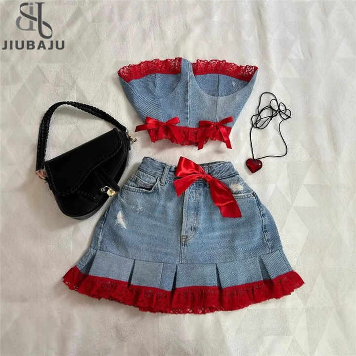 Looking Like Me Denim Tube Top