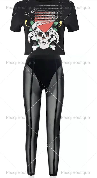 Skeleton Touch Top