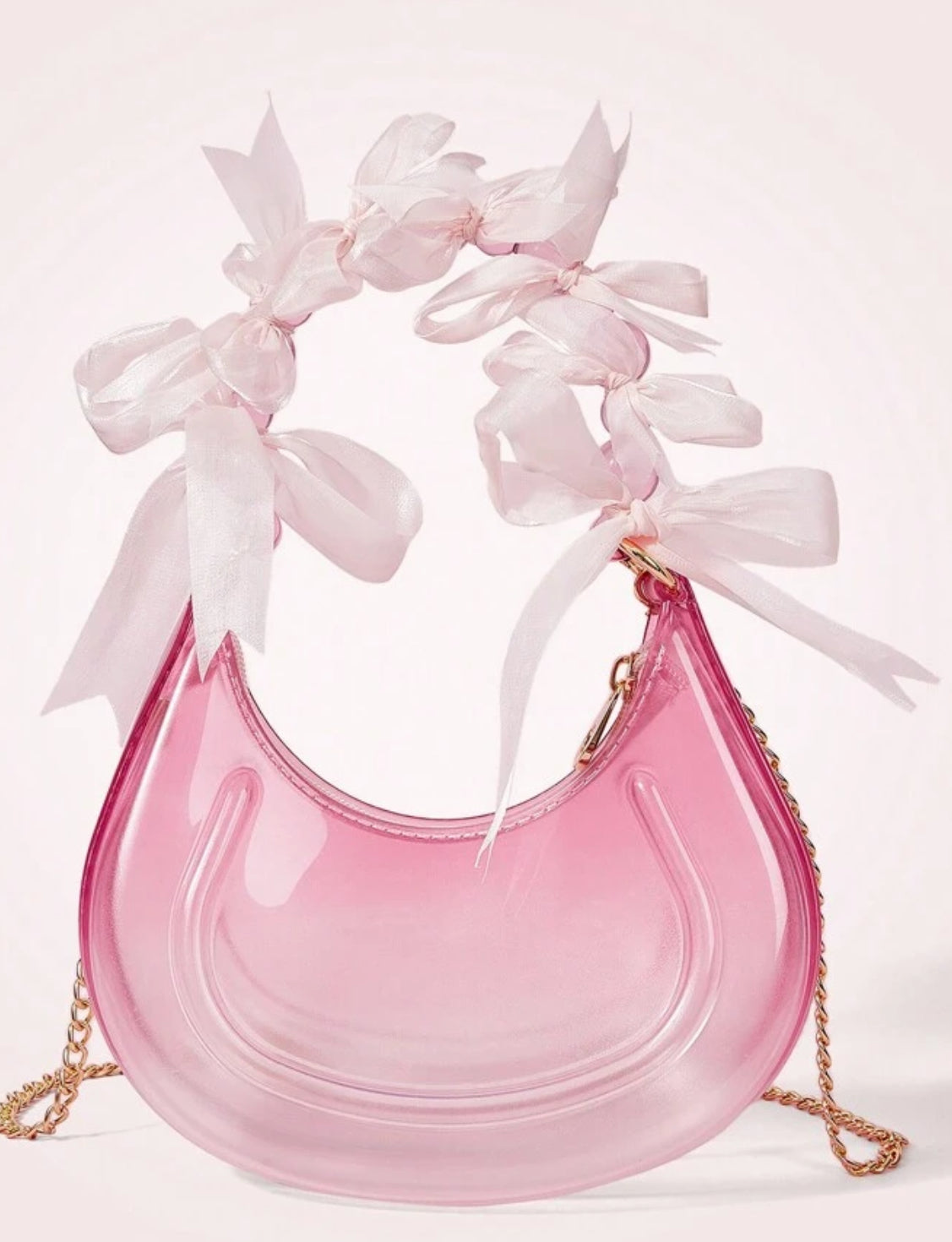 Pink Jelly Handbag