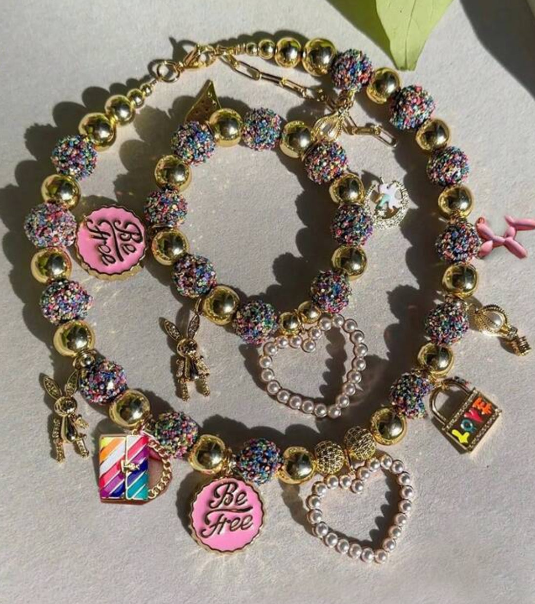 Love Freely Charm Choker