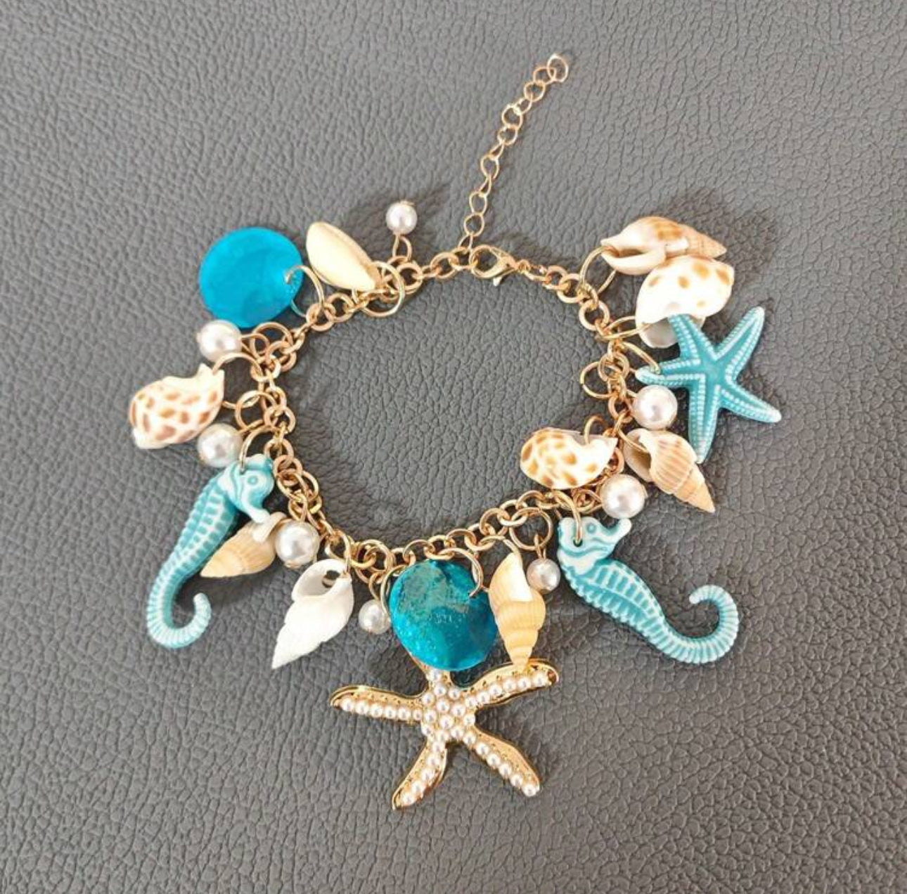 By The Seashore Charm Bracelet