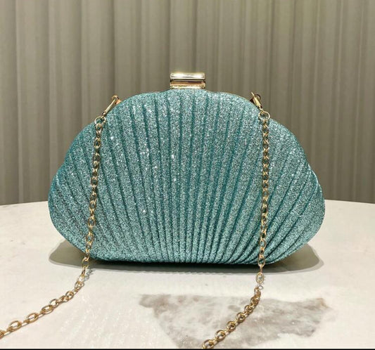 Glitzy Shell Handbag