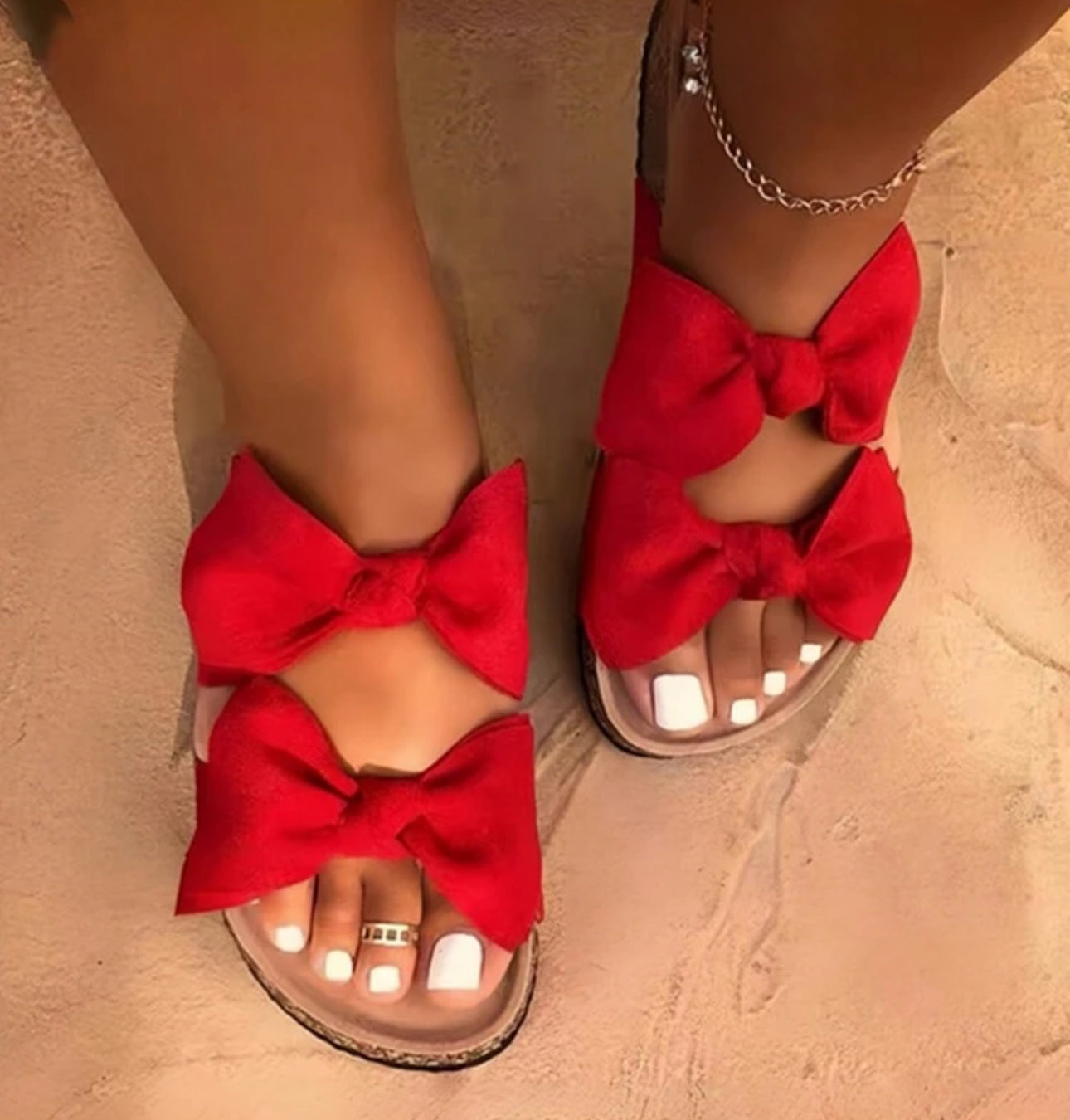 Off To Brunch Bow Sandals