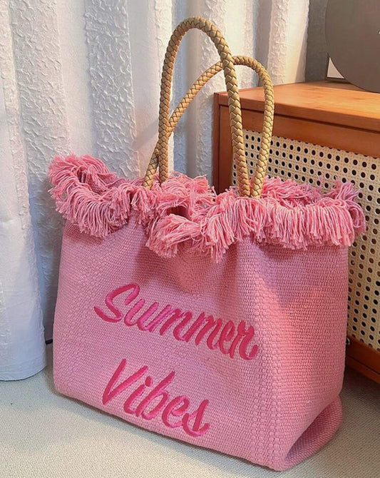 Summer Vibes Vacation Tote