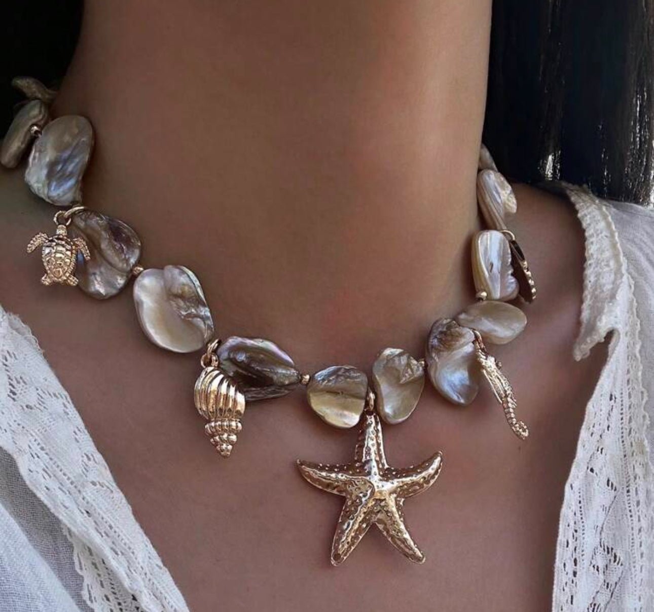Sea Life Charm Necklace