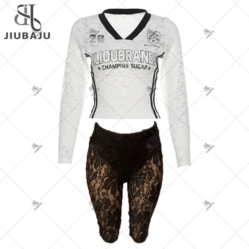 Oh She Flirty Lace Top