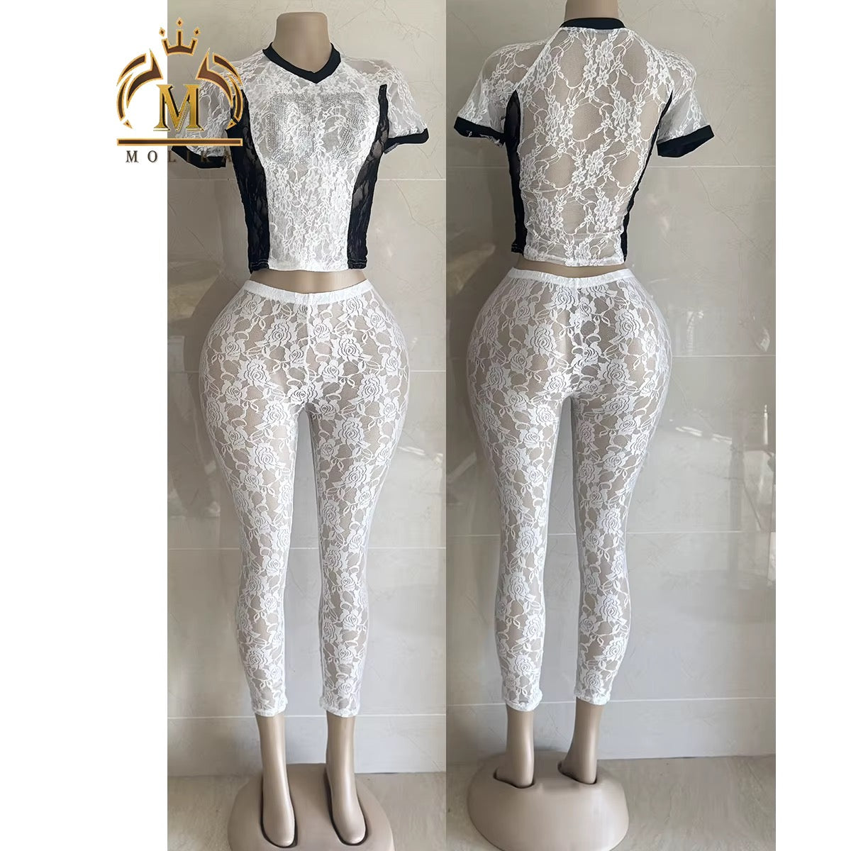 Midnight Stroll Lace Pants