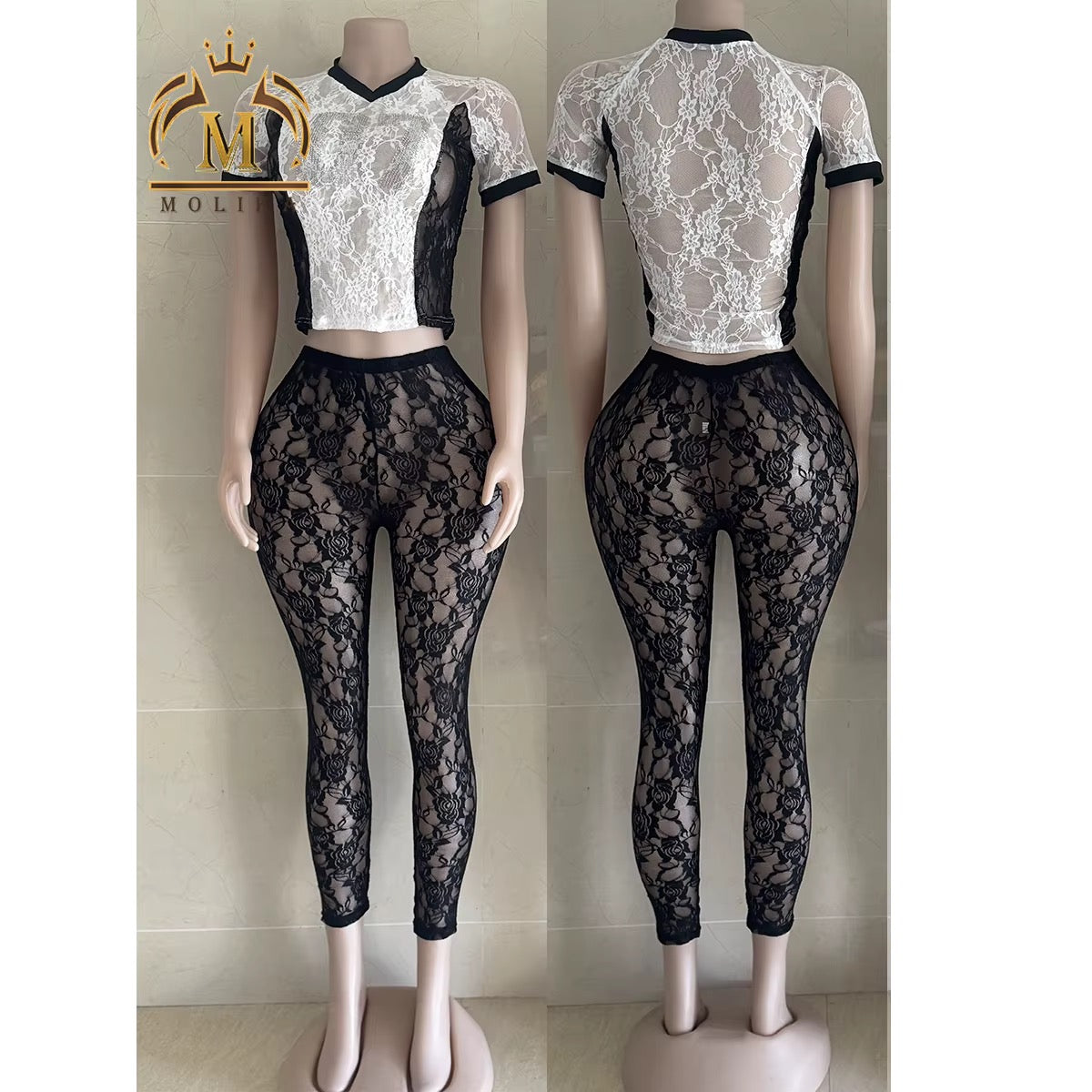 Midnight Stroll Lace Pants