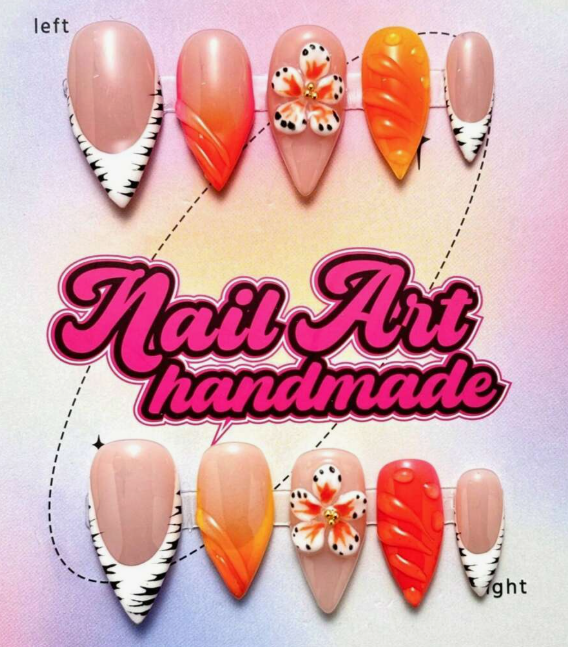 Golden Hour Gloss Press On Nails