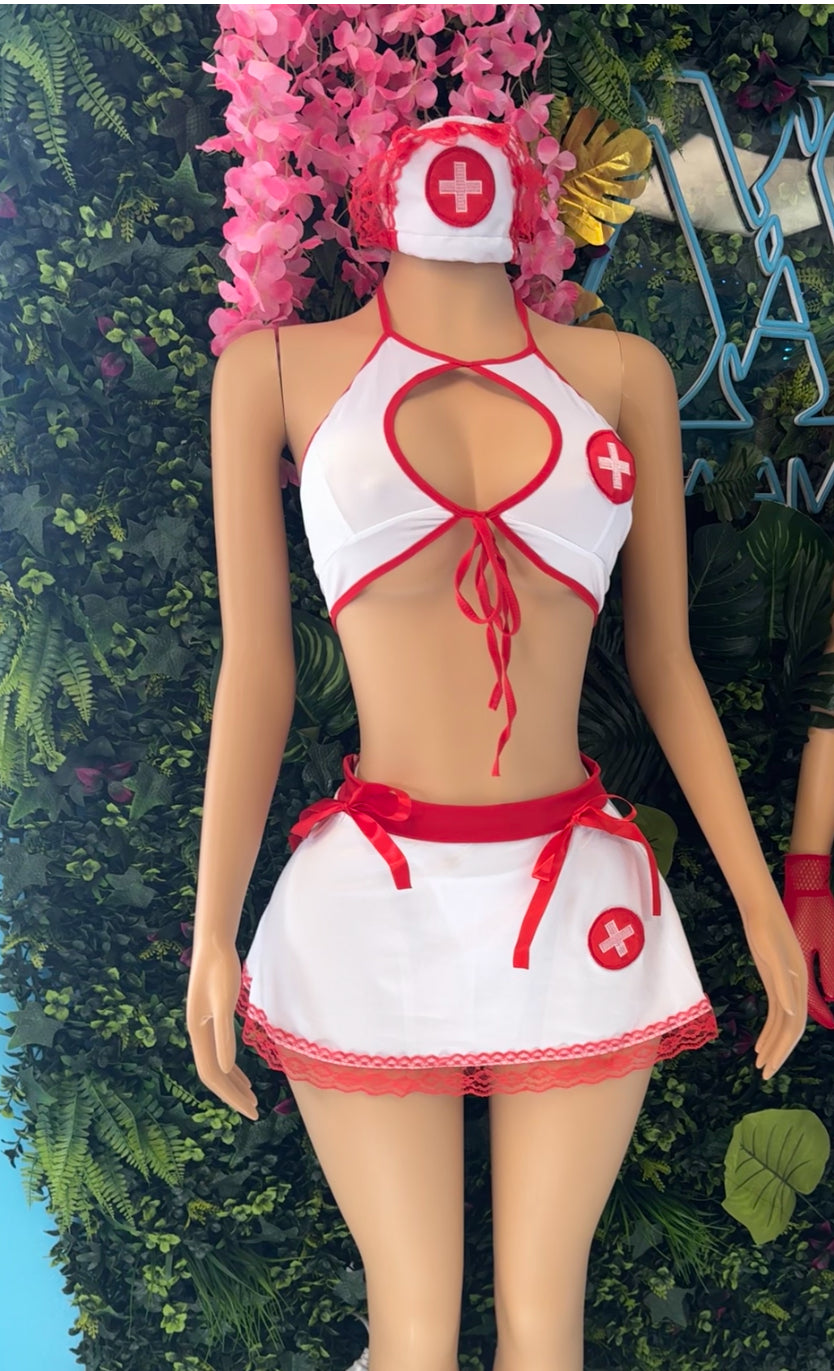 Temperature Check Nurse Costume