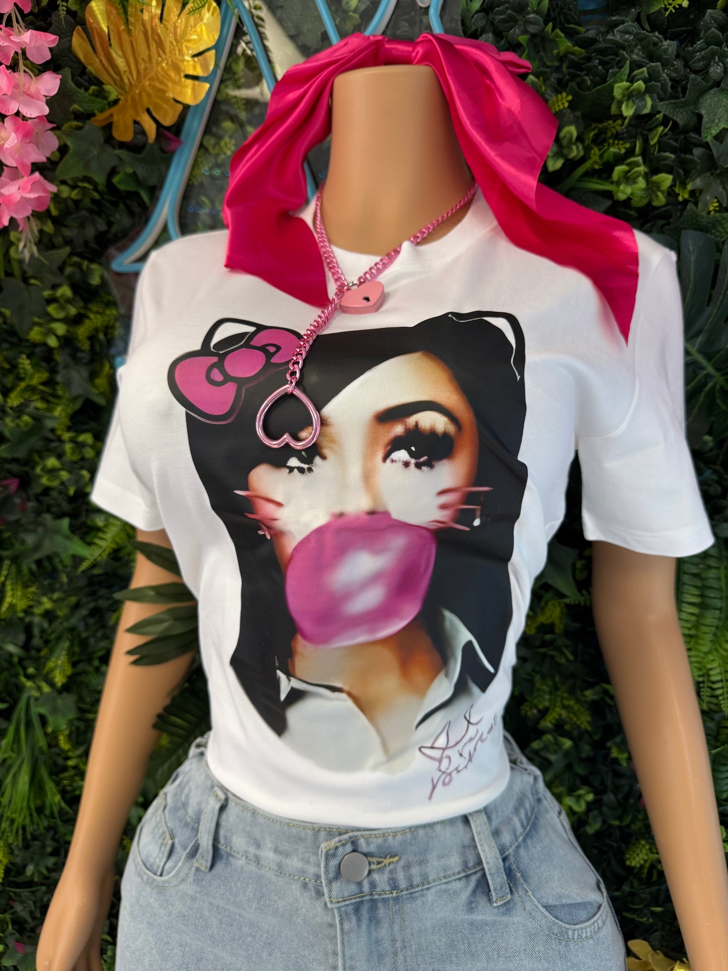 Hello Cardi Graphic Tee