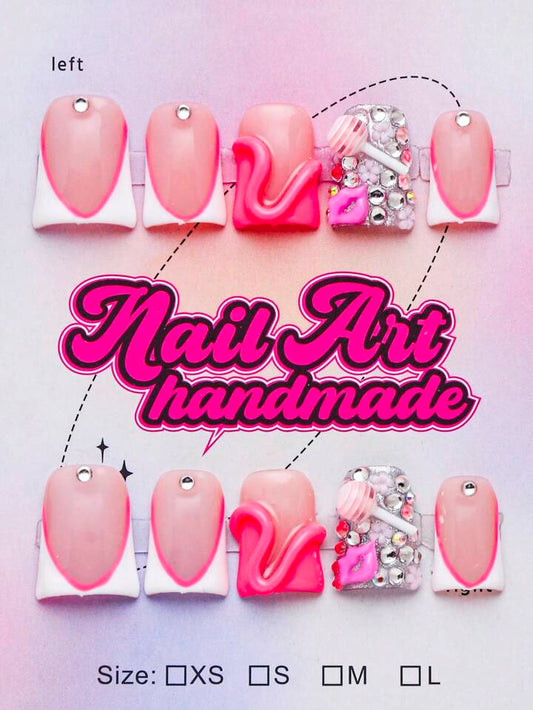 Bubblegum Flex Pressed On Nails