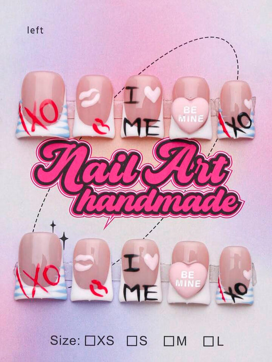 Too Fly 4 U Pressed On Nails