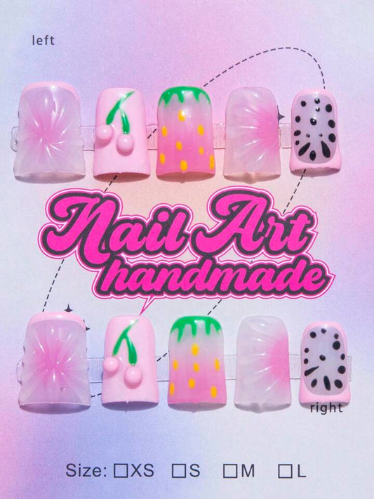 Summer Slay Pressed On Nails