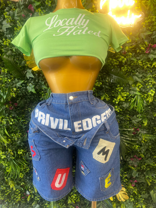 Caught My Attention Denim Shorts