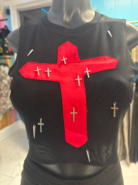 Don’t Cross Me Crop Top