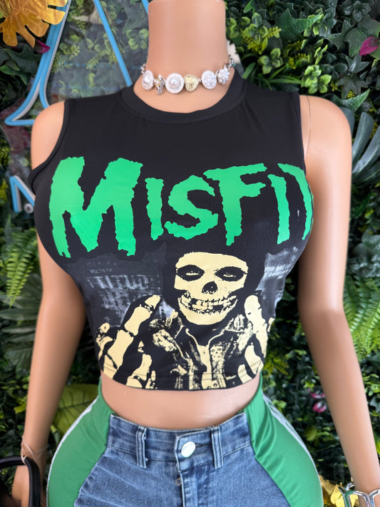 Try Me Graphic Crop Top