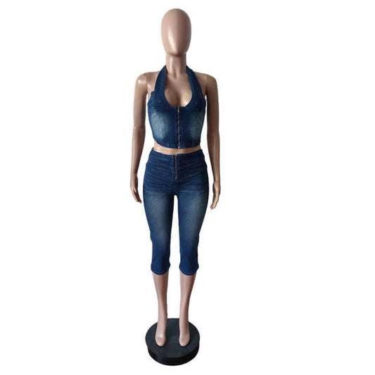 Denim Days Halter Top