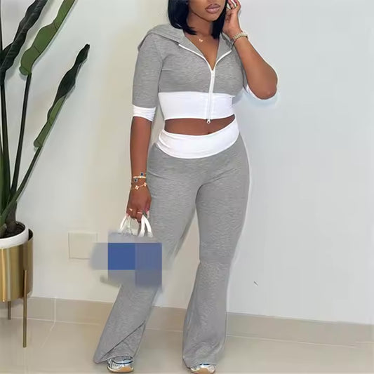In The Gray Area Crop Top