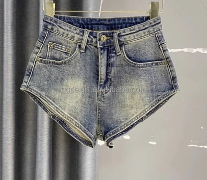 What A Throwback Denim Shorts