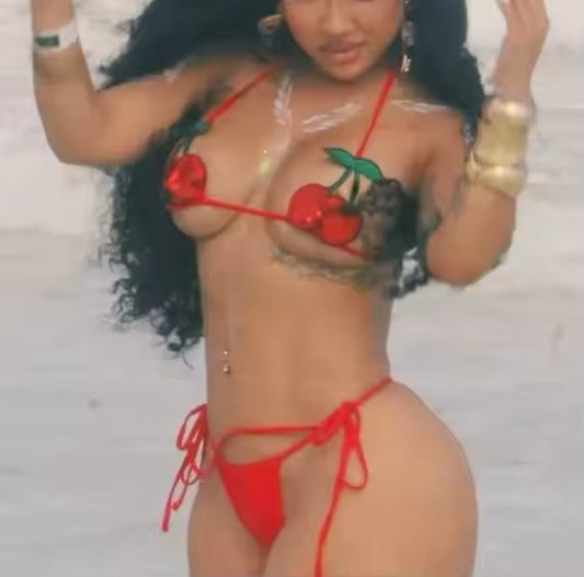 Cherry Bomb Swim Suit