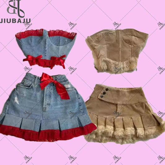 Looking Like Me Denim Tube Top
