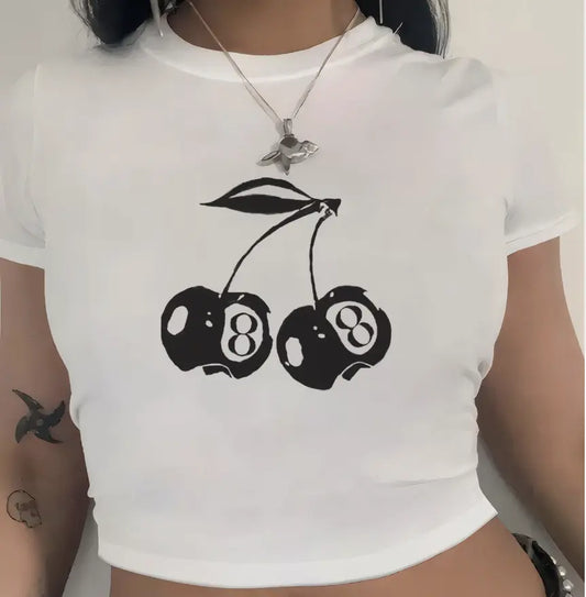 Lucky 8 Ball Crop Top