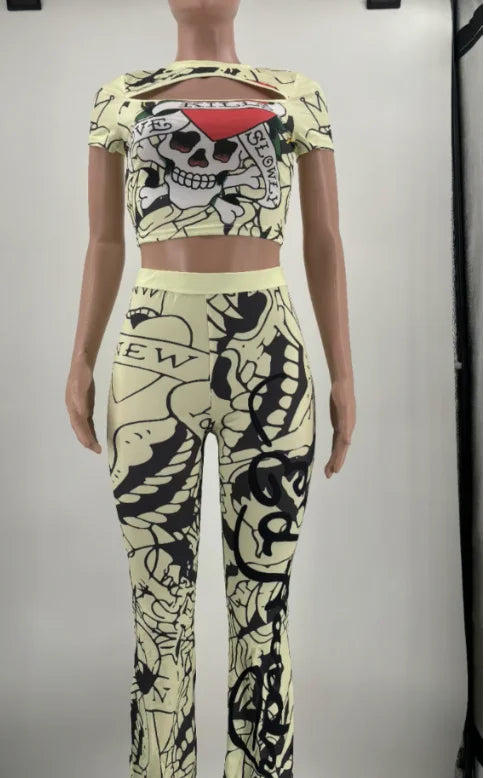 Skull Baddie Bottom
