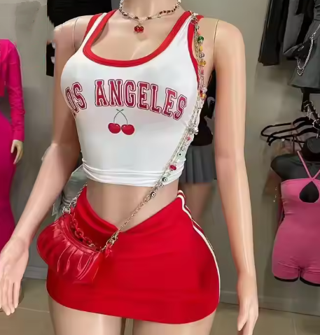 Lets Meet Later Skirt Set