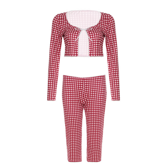Afternoon Gingham Top