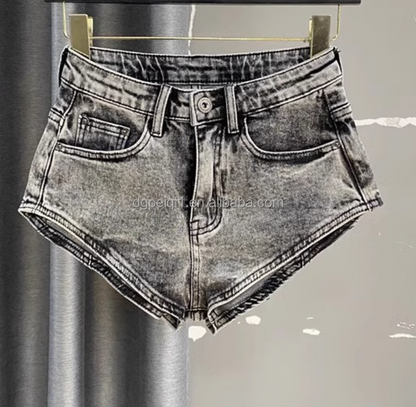 What A Throwback Denim Shorts