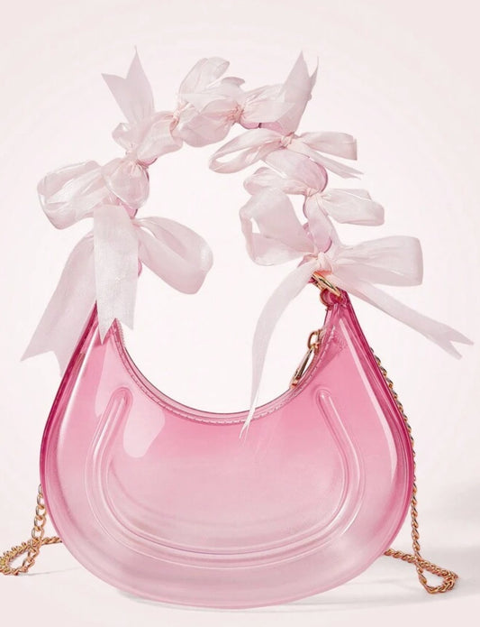 Pink Jelly Handbag