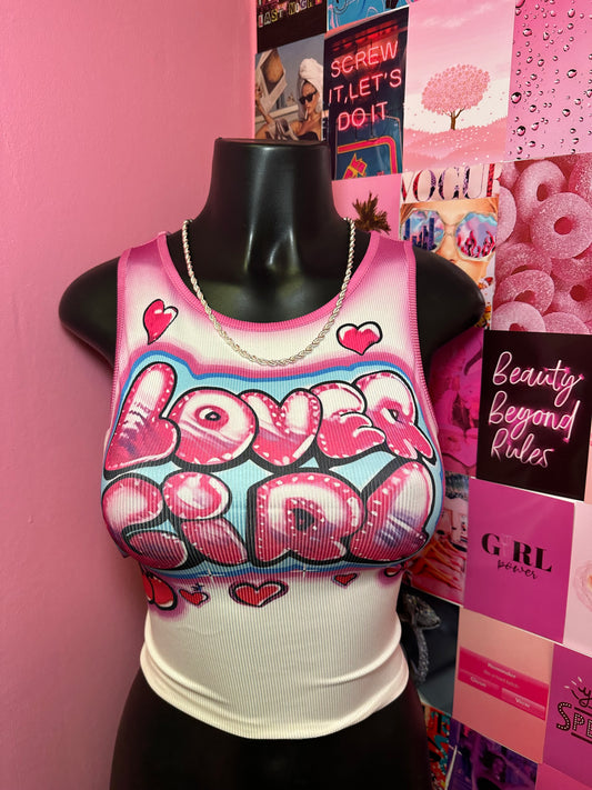 Full Time Lover Girl Crop Top