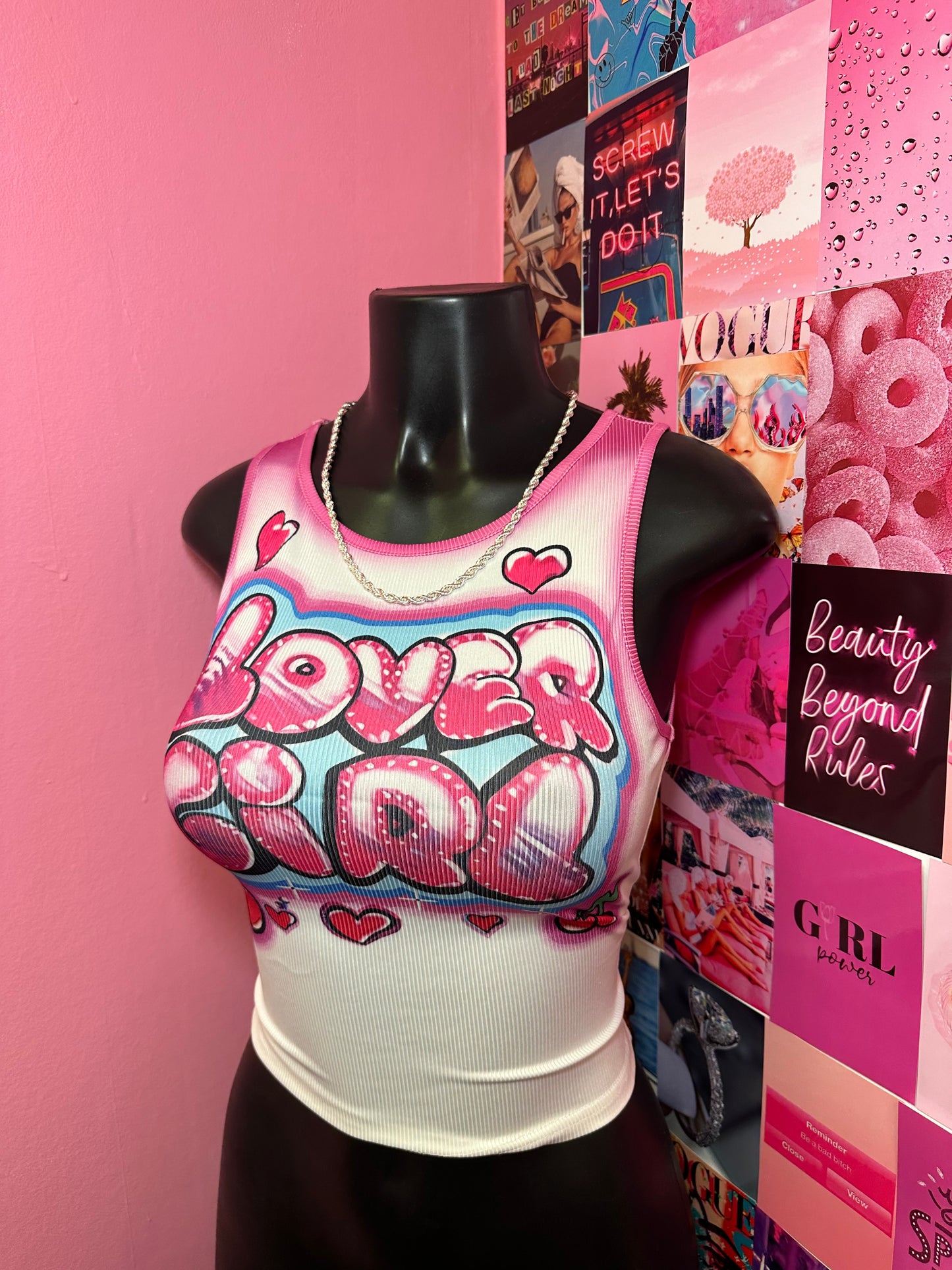 Full Time Lover Girl Crop Top
