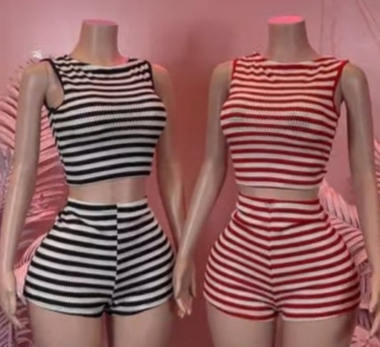 Get In Line Short Set