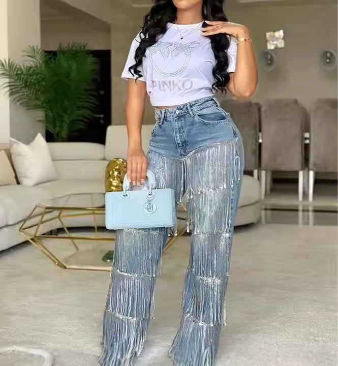 Ready To Tassel Jeans